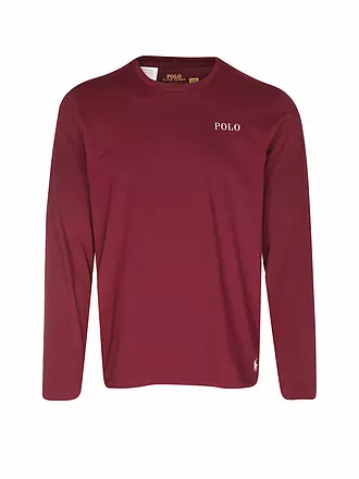 POLO RALPH LAUREN | T-shirt de pyjama à manches longues | dunkelrot